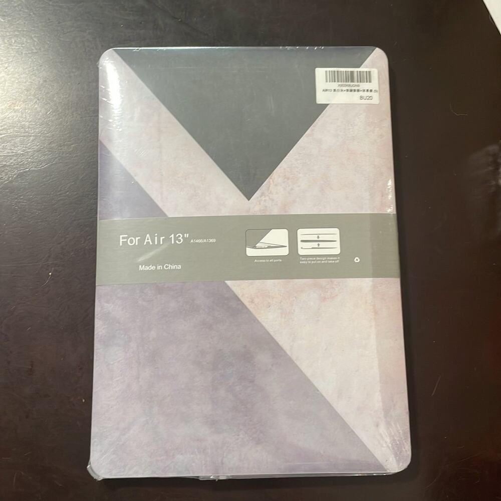 MacBook Air 13” purple geometric shell